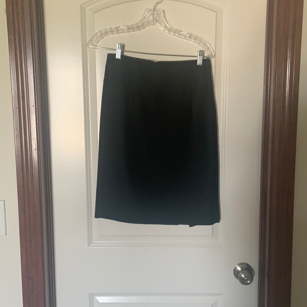 J Crew Black Pencil Skirt